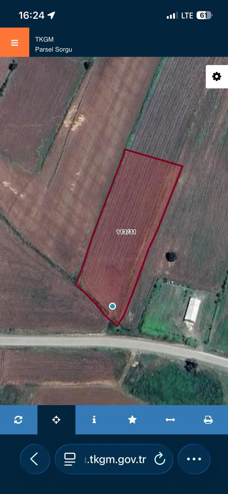 ERBAA KOÇAK MAHALLESİ AKKOÇ VE TANOBA YOLU ÜZERİNDE 5435 M2 TARLA - Resim 1