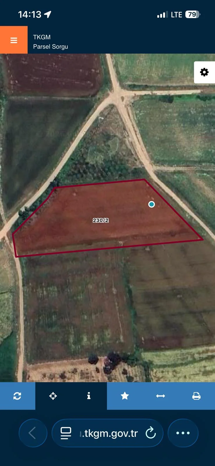 Tokat Erbaa Yeni Mahalle  kül farı Mevkiinde 6377 M2 Satılık tarla - Resim 1